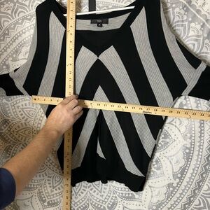 Mossimo Supply Co. Black and Gray Women's Sweater